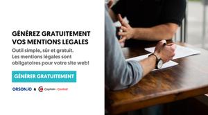 générez vos mentions légales